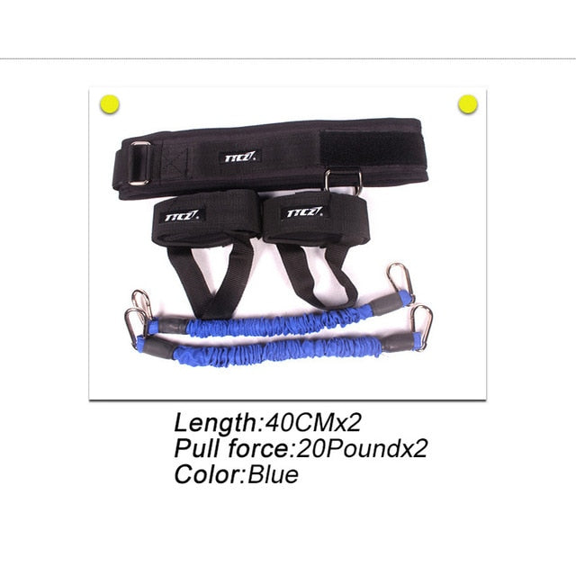 TTCZ Fitness Bounce Trainer Rope Resistance Band  Basketball Tennis Running Jump Leg Strength Agility Training Strap  equipment - V.I.P Digital Presence