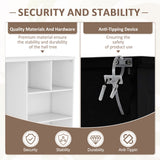 Multi-functional Hall Tree with Storage Shelves Drawers Cabinet Elegant Hallway Shoe Cabinet with Bench Modern Coat Rack White - V.I.P Digital Presence