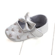 Multicolor Embroidered Peach Heart Bow Baby Shoes Baby Shoes Toddler Shoes - V.I.P Digital Presence
