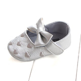Multicolor Embroidered Peach Heart Bow Baby Shoes Baby Shoes Toddler Shoes - V.I.P Digital Presence