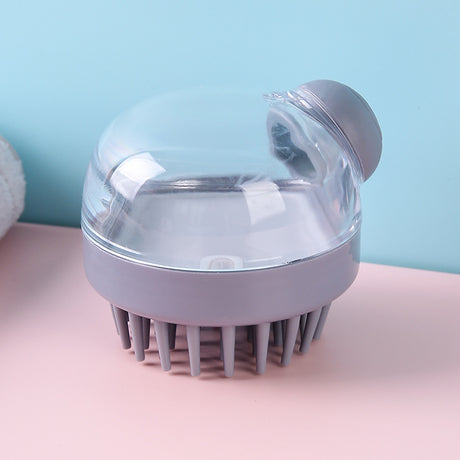 Hair Wash Comb Clear Brush Fluid Press Scalp Massage Bath Cleaning Shower Brush Home Shampoo Scrubber - V.I.P Digital Presence