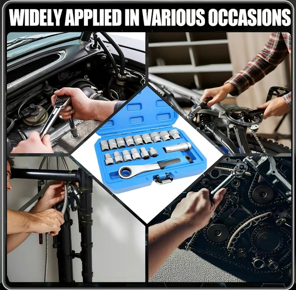 PassThru Ratchet Socket Set