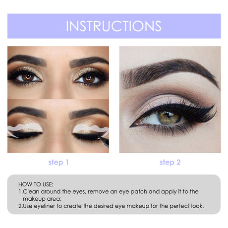 Beginner Eyeliner Assist Template, Lazy Beginner Beauty Tool Quick Makeup Eye Makeup Artefact - V.I.P Digital Presence
