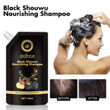 Black Ganoderma Multiflorum Shampoo Natural Black Hair Thick Moisturizing Scalp Soft Wash - V.I.P Digital Presence