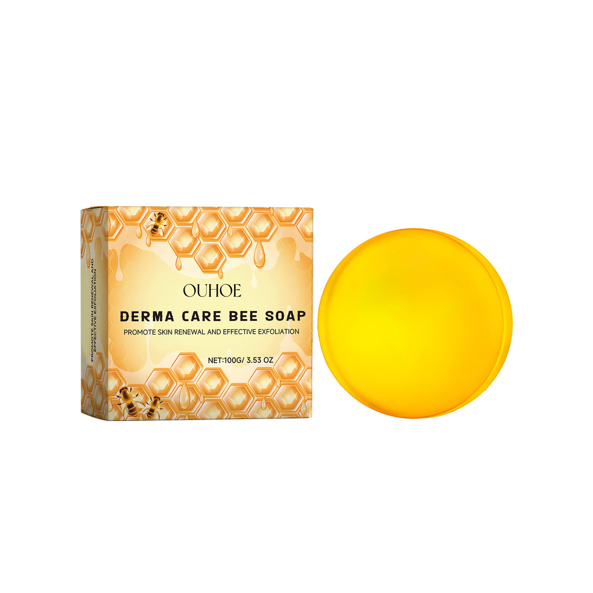 Derma Care Bee Soap, Repair Skin Moisturizing Skin Care Improve Skin Cleansing Foam Body Soap - V.I.P Digital Presence