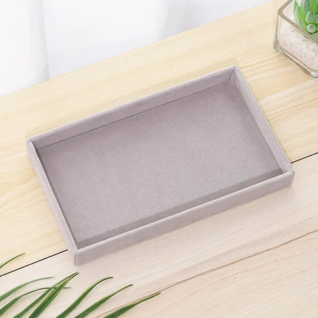 Plush jewelry storage box jewelry box rings earrings bracelets necklaces storage display shelf - V.I.P Digital Presence