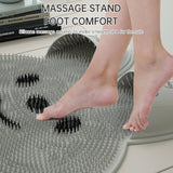 Silicone rabbit rub foot artifact bathroom anti-slip mat rub back massage pad rub bath wash feet to dead skin shower mat - V.I.P Digital Presence