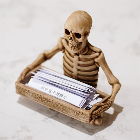 Antique Skull Holding Slot Storage Small Tray - V.I.P Digital Presence