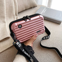 PC hard shell toiletry bag 7-inch shoulder crossbody bag hand storage bag suitcase small bag - V.I.P Digital Presence