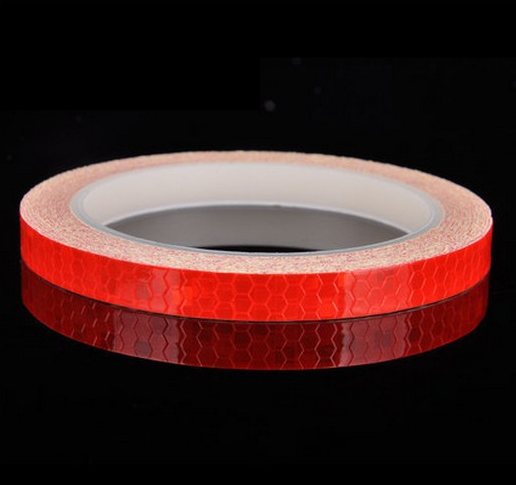 Bicycle reflective stickers mountain bike bicycle motorcycle fluorescent decal tape safety warning riding accessories - V.I.P Digital Presence