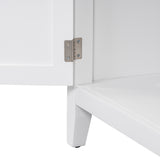 30" Bathroom Vanity with Sink Top, Bathroom Vanity Cabinet with Door and Two Drawers, Solid Wood Frame, One Package, White - V.I.P Digital Presence