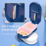 Japanese medicine cutter medicine dispenser one point two cut pill artifact quarter divider portable drug storage box - V.I.P Digital Presence