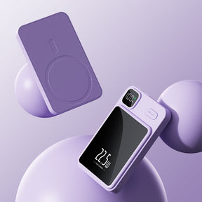 Magnetic suction power bank fast charging, compact and portable mobile power supply - V.I.P Digital Presence