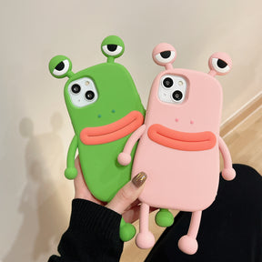 Funny Silicone 3D Frog Phone Case For IPhone 14 13 11 12 Pro Max XS XR X 7 8 Plus SE Cartoon Cute Shockproof Bumper Cover - V.I.P Digital Presence