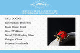 GLSEEVO 925 Sterling Silver Ladybug Brooch For Women Girls Daughter Gifts Cute Insectos Brooches Badge Handmade Jewellery - V.I.P Digital Presence