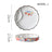 Dumpling plate sushi plate round square plate with soy sauce and vinegar partitioned snack plate ceramic plate for home use - V.I.P Digital Presence