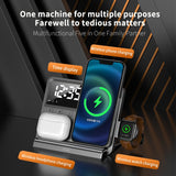 The thermometer clock supports wireless charging and night light charging - V.I.P Digital Presence