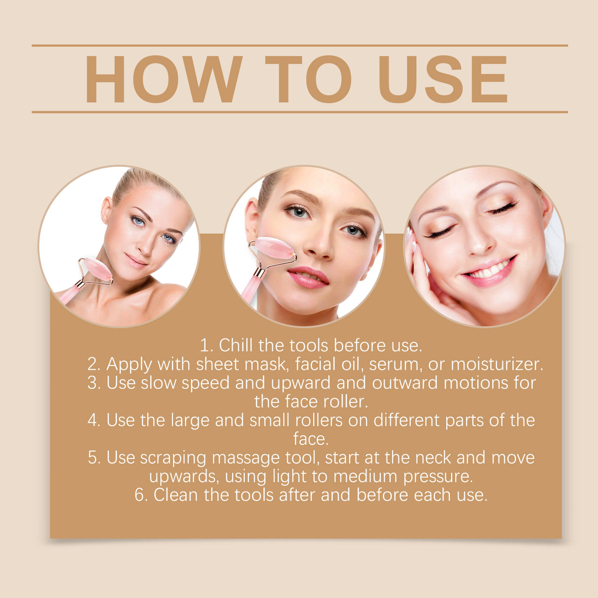 Masajeador de rodillos de polvo, masaje relajante, reafirmante facial, cuidado de la piel.