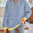 Loose casual striped hooded sweatshirt - V.I.P Digital Presence