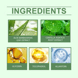 Crema calmante a base de hierbas que alivia y nutre la piel irritada con una crema de tratamiento corporal.