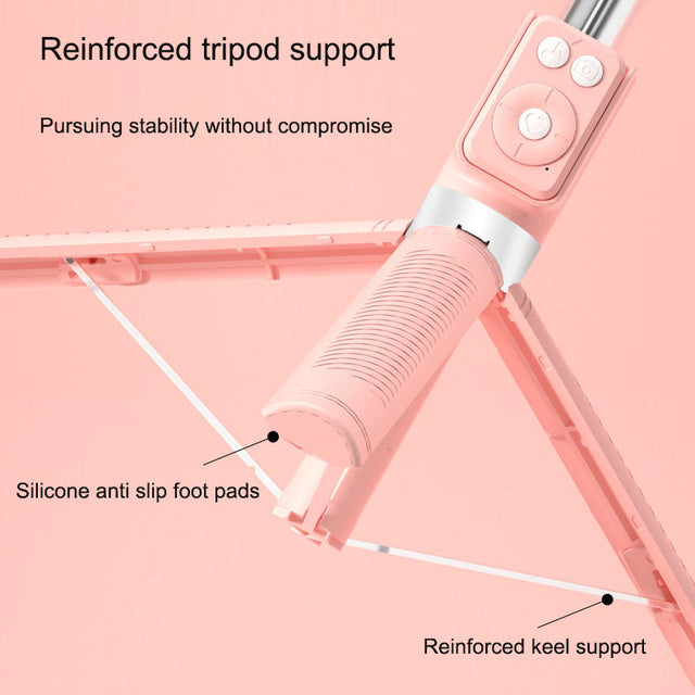 Bluetooth phone selfie stick live streaming stand tripod - V.I.P Digital Presence