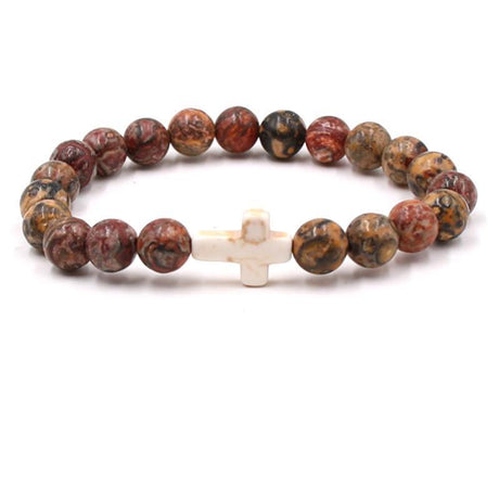 Fashion bead jewelry cross bracelet - V.I.P Digital Presence
