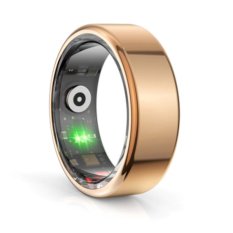 Smart Ring Blood Pressure Sleep Monitoring Waterproof Sports Fitness Tracker Military Grades Titanium Steel Shell SmartRing - V.I.P Digital Presence