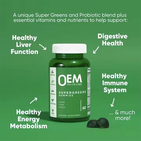 Vegetarian chlorophyll gummies super green vitamin gummies - V.I.P Digital Presence