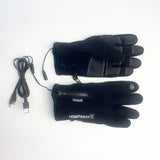 USB electric fishing gloves, 5-finger fully heated winter warm gloves, bare finger touch screen sports - V.I.P Digital Presence