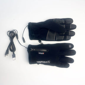 USB electric fishing gloves, 5-finger fully heated winter warm gloves, bare finger touch screen sports - V.I.P Digital Presence