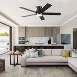 52" Low Profile Ceiling Fan with Lights - V.I.P Digital Presence