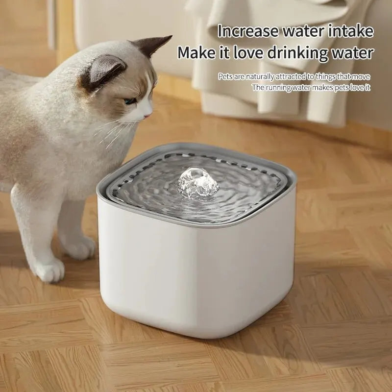 3L Large Capacity Canine Cat Dog Pet Circulating Filter Pet Fountain Feeder Automatic Water Dispenser with USB Port for Pets - V.I.P Digital Presence
