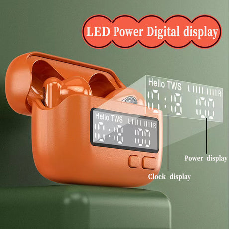 BPG portable wireless Bluetooth headset BB machine unique retro personalized trendy digital clock - V.I.P Digital Presence