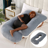 Pregnant women's pillow waist protection side sleeping slope pillow J-shaped pregnancy sleeping pillow - V.I.P Digital Presence