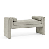 Bedroom storage stool, linen storage stool, large storage space, 50.39 inches - V.I.P Digital Presence