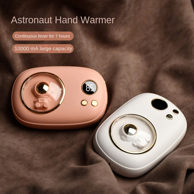 Mini Space Number Display Warm Hand Treasure 2-in-1 Warm Hand Treasure Charging - V.I.P Digital Presence
