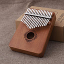 17 Keys Kalimba Thumb Piano High Quality Wood Mahogany Body Musical Instruments With Learning Book Tuning Hammer Kalimba Piano - V.I.P Digital Presence