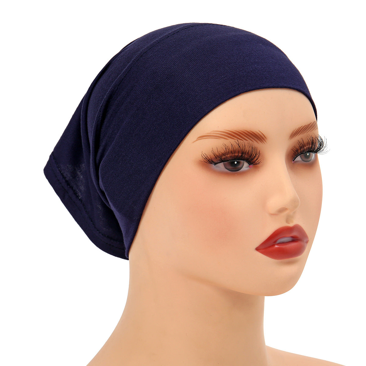 High-Quality Solid Color Silk-Cotton Lining Cap Women's Fashion Simple Versatile Wide-Brimmed Hat - V.I.P Digital Presence