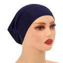 High-Quality Solid Color Silk-Cotton Lining Cap Women's Fashion Simple Versatile Wide-Brimmed Hat - V.I.P Digital Presence