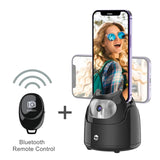 360° Rotation Automatic Face Tracking Gimbal Mobile Phone Holder APP-Free AI Face Recognition Phone Tripod for Live Vlog Video - V.I.P Digital Presence