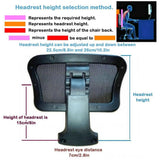Computer Chair Headrest Office Pillow Height Adjustment Chair Back - V.I.P Digital Presence