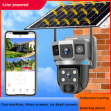 V380PRO-9 Solar powered WiFi Outdoor Waterproof Ball Machine HD Monitoring Camera Remote Uninterrupted Power - V.I.P Digital Presence