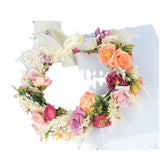 Hawaiian wreath hair band bride wedding headdress Bridesmaid photo simulation flower hay hair band - V.I.P Digital Presence