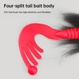 Palisandro Baby Rat Swimbait Bucktail - Muskie/Pike Lure, Hand - tied Deer Hair, Solid Body Fishing Rig - V.I.P Digital Presence