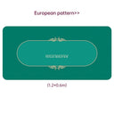 Dezhou playing card pad tablecloth table cushion square round chip rubber cushion playing card table top cushion