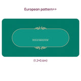 Dezhou playing card pad tablecloth table cushion square round chip rubber cushion playing card table top cushion