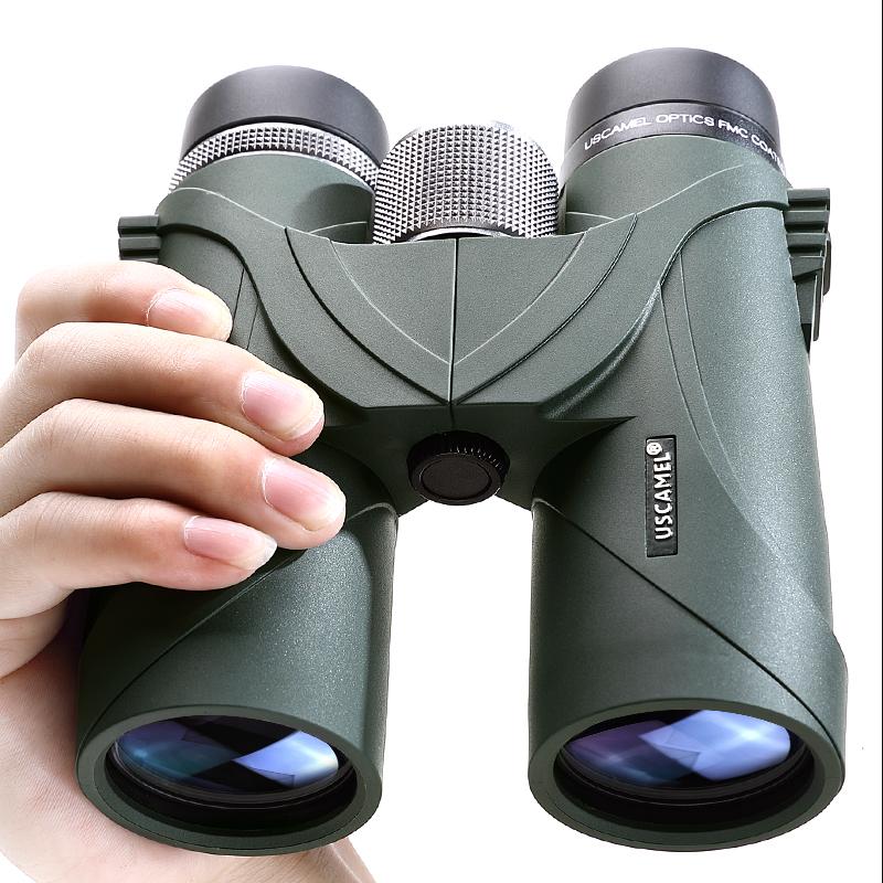 Prismáticos USCAMEL 10x42, telescopio profesional, militar, HD, alta potencia, para caza al aire libre 