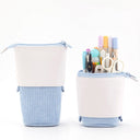 Creative Retractable pencil case school stationery Storage bag Kawaii Solid color Pen case cute pen holder gifts for kid pen bag - V.I.P Digital Presence