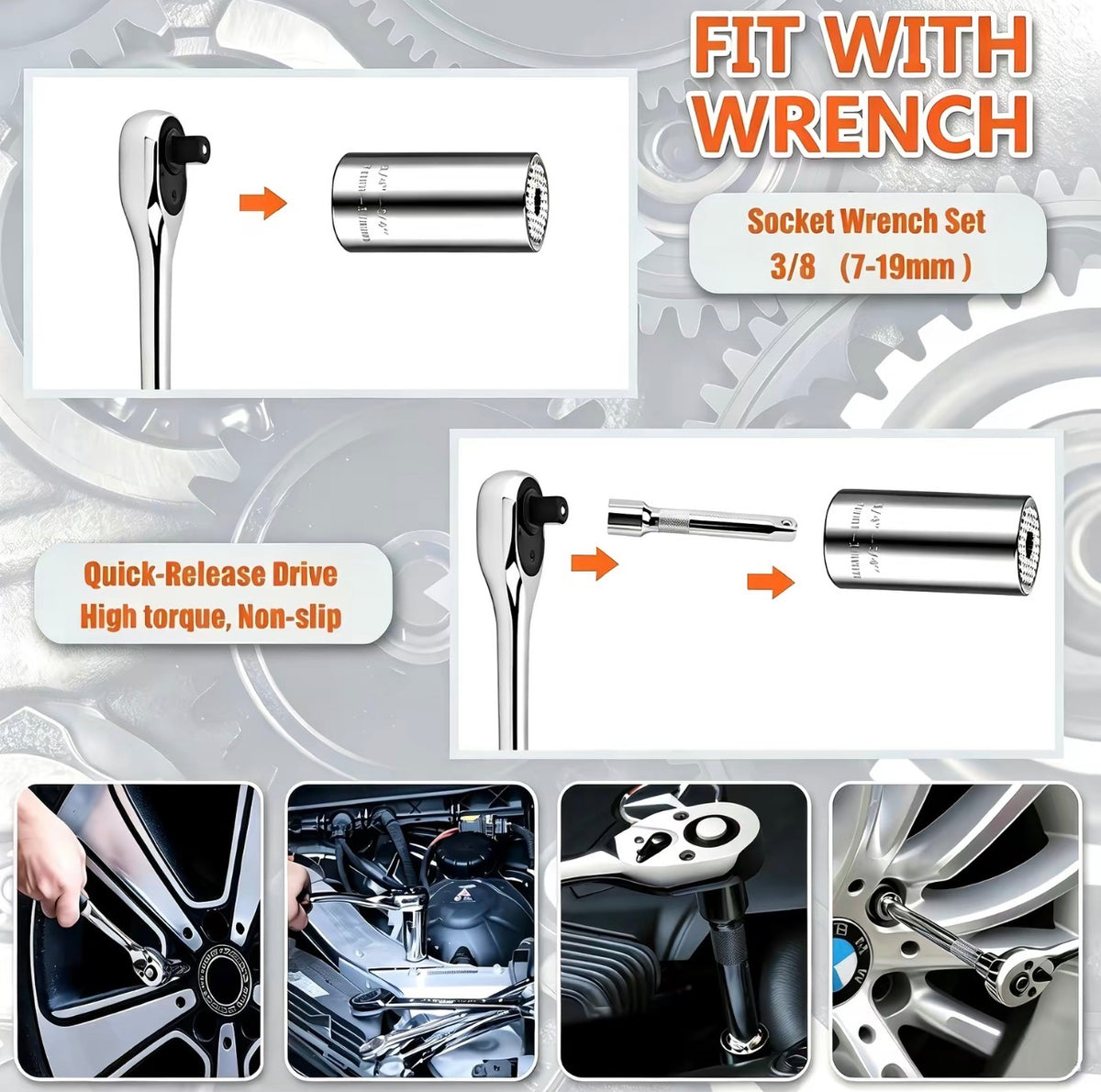 GripSocket Universal Socket