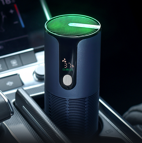 Intelligent car air purifier for formaldehyde and smoke removal UVC negative ion USB car disinfectant - V.I.P Digital Presence